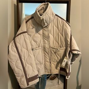 NWT Quilted Light purple Jacket with Plum Accents